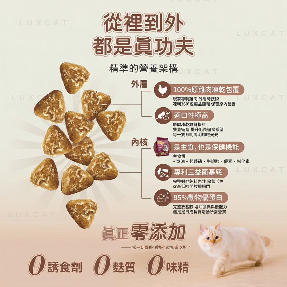 從裡到外都是真功夫 精準的營養架構